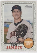 2017 Topps Heritage Minor League Edition Gray 21/25 Cody Sedlock #46 fm0