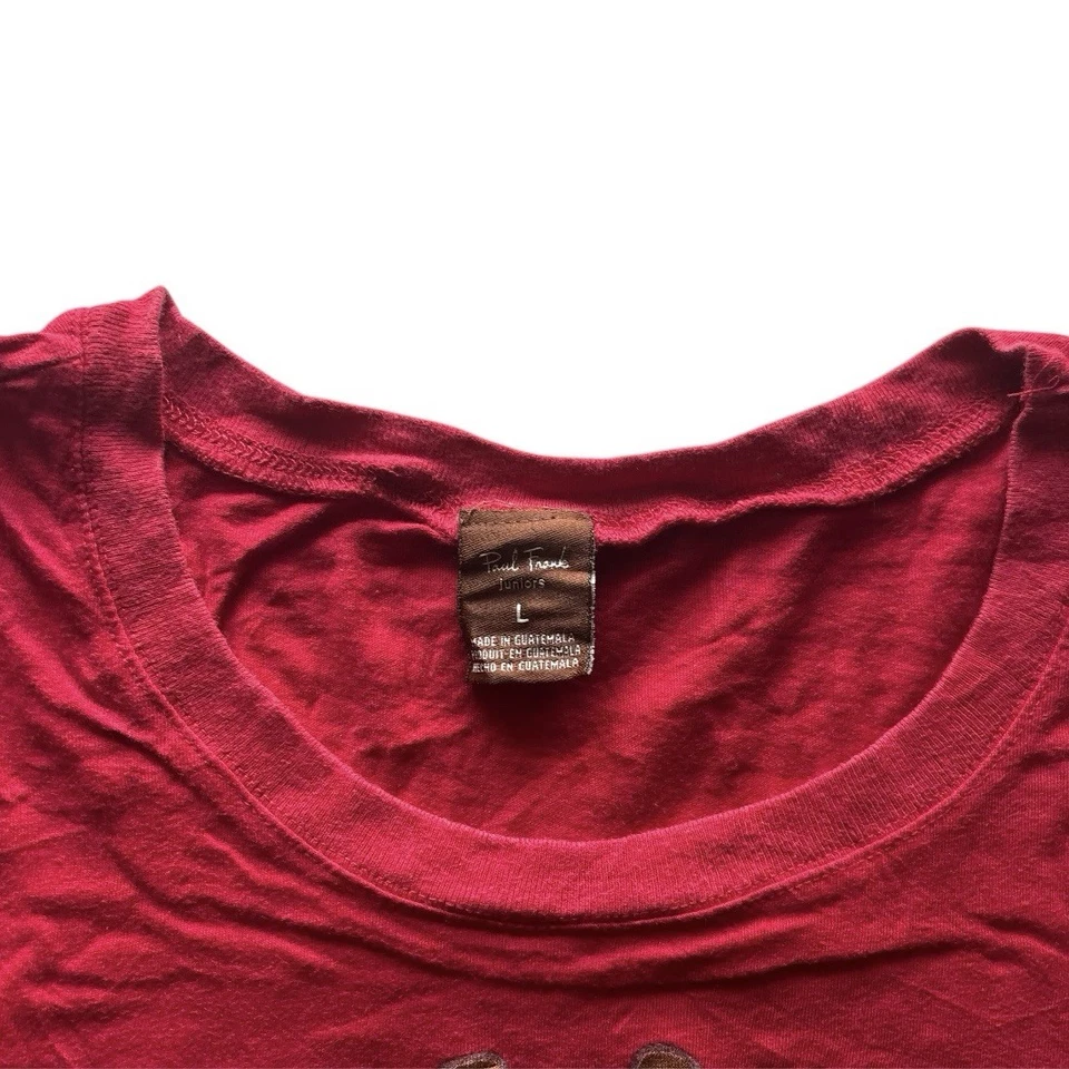 Camisa Paul Frank Vintage Años 2000 Talla L Mujer You’ve Been Friendly Rara Clásica Y2K Foto 3 de 3