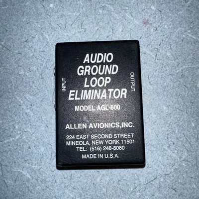 Allen Avionics AGL-600 Audio Ground Loop Isolation Transformer