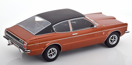 KK Scale 1:18 FORD TAUNUS GXL COUPE VINYL ROOF BROWN METALLIC & FLAT BLACK 1971 - Bild 2 von 6