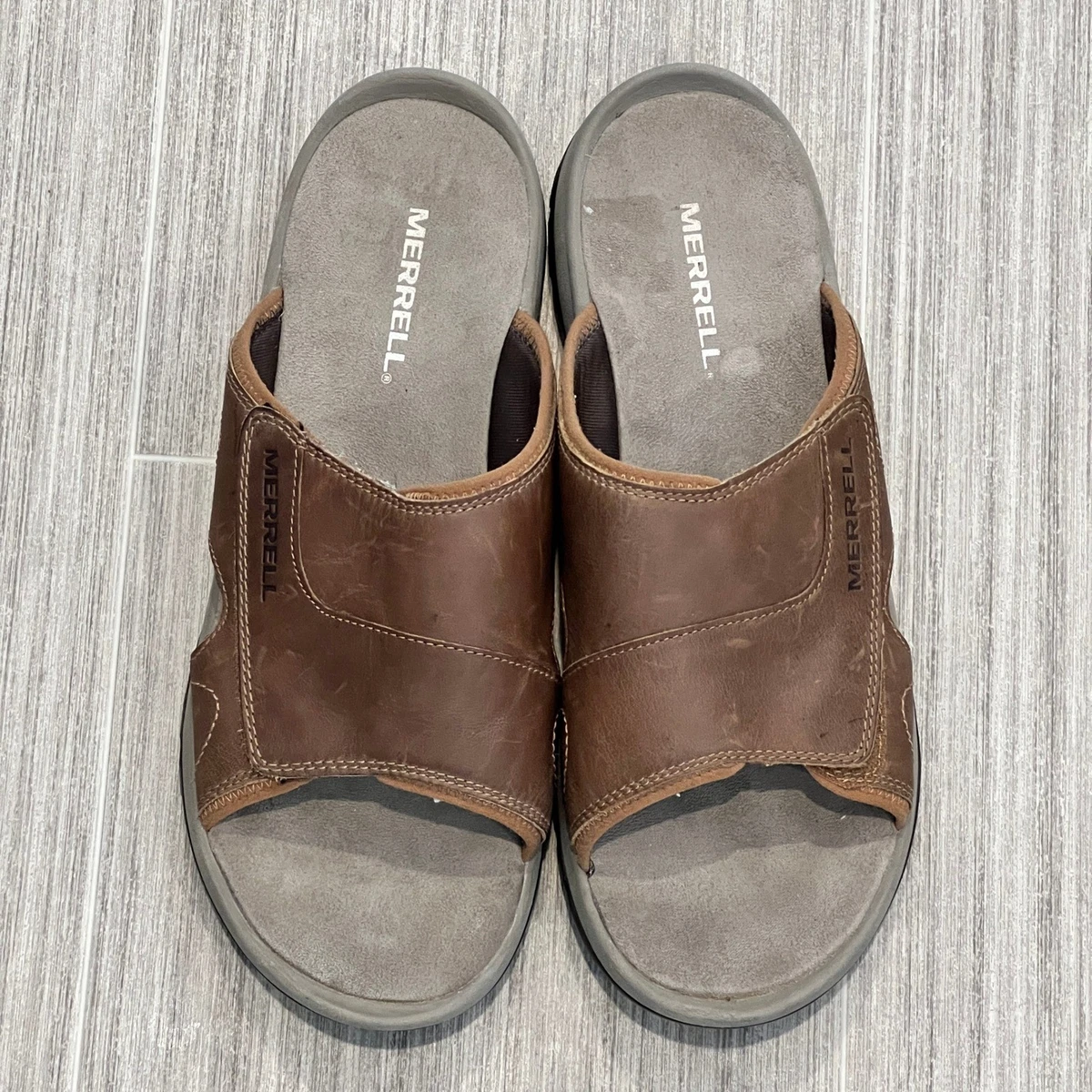 Merrell Leather Upper Brown Sandals for Men for sale | eBay display picture 1