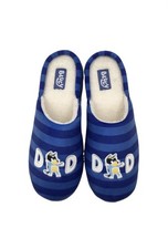 Bluey Dad Bandit Men s Size 9/10 Plush Slippers Hard Sole Father s Day NEW