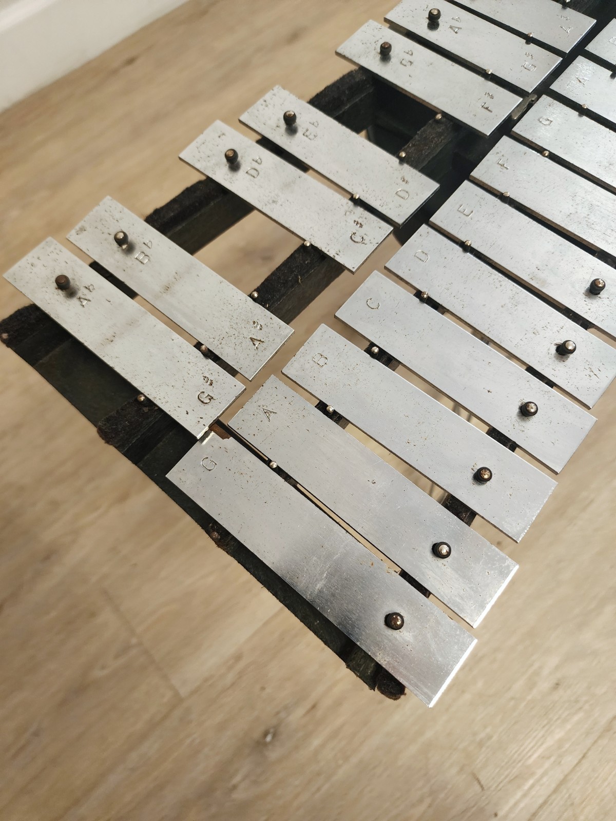 MUSSER Xlyophone With Case-30 Key Vintage Musser Glockenspiel Xylophone