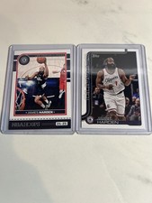 Panini Topps James Harden Los Angeles Clippers NBA Hoops 2024-25 2 Card Lot