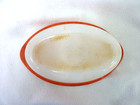 VNTG GLASBAKE ORANGE OMBRE DIVIDED DISH  #J2352 -12X7X1.75 J2024, 10X7X2.5 J235 — photo 7