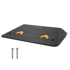 VEVOR Rubber Threshold Ramp Door Ramp 3.5" Rise 33069 lbs Load Rubber Curb Ramp