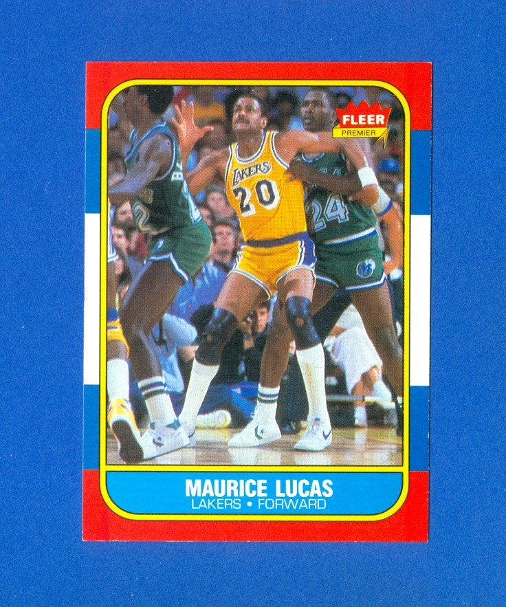 1986/1987 Fleer Basketball#66 Maurice Lucas 86/87 Set Break Card NR/MT Condition