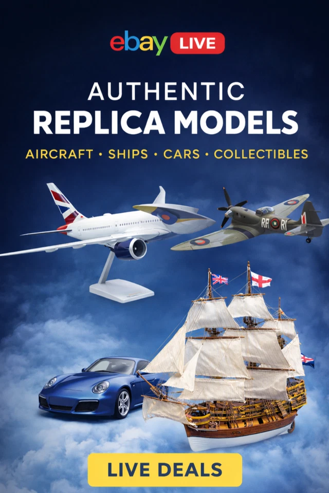 Authentic Replica Models – Live Aircraft & Collectibles Sale Event