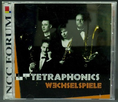 Tetraphonics - Wechselspiele Saxophone Quartett selten NCC Forum CD DDD