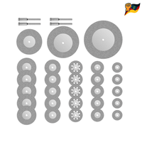 32 StüCk Diamant Trennscheiben Mini KreissäGeblatt 16-60Mm ZubehöR FüR Dremel, 4