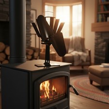 Ventilatore per stufa 100 CFM - Design classico per una circolazione efficiente dell'aria calda