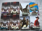 HOTWHEELS COMICON COMI-CON IT AND THD THE WALKING DEAD GLOW IN DARK PLUS BP CARS