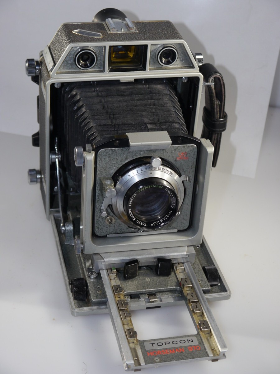 VINTAGE Horseman 970 w. TOPCOR 105/3.5 lens.Pro Medium VINTAGE Horseman 970 w. TOPCOR 105/3.5 lens.Pro Medium