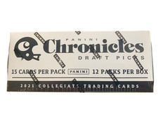 2021 panini chronicles draft picks football cello/Fat pack box 12 Packs Sealed