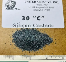 Silicon Carbide: 20 lbs - 30 Grit Coarse - Polishing/Tumbling Abrasive Media