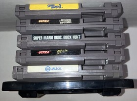 NES 5 GAME LOT! SUPER MARIO BROS 3 SKATE MISSION IMP. & MORE! NINTENDO! LOOK!!!!