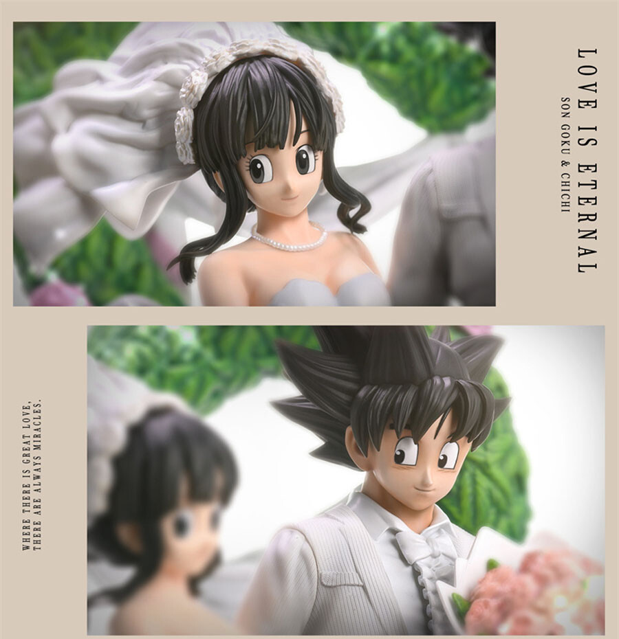 1:6 Scale Dragon Ball Chichi & Son Goku Married Ver. Figure