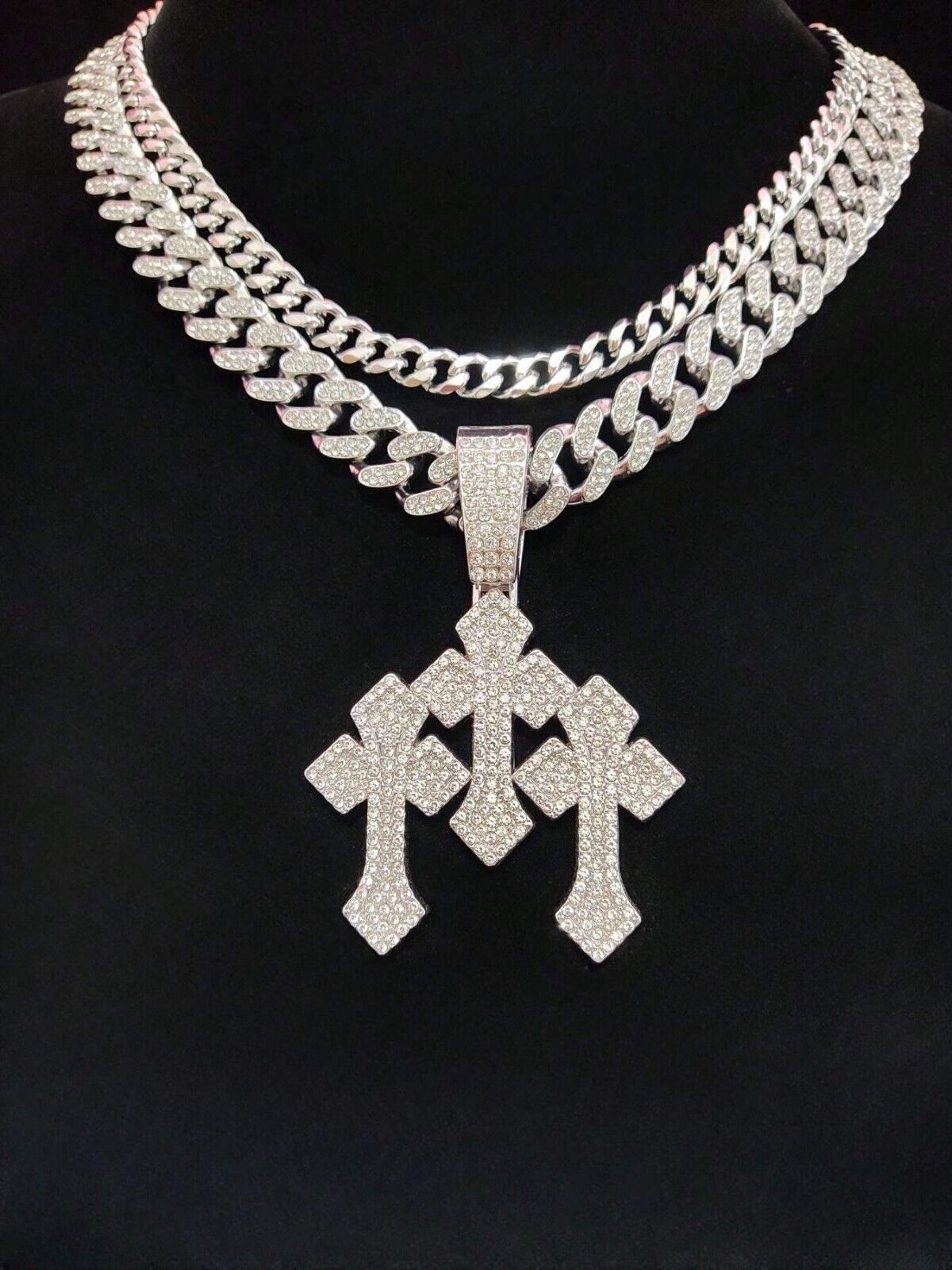 Cadenas De Titanium® En Plata 925 Para Hombre Mujer Unisex Cadena Cubana Joyería