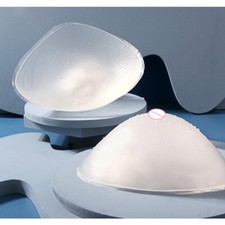 Clear Bra Silicone Breast Form Insert Enhancer Pad Hot Spring Swimming 1 Piece