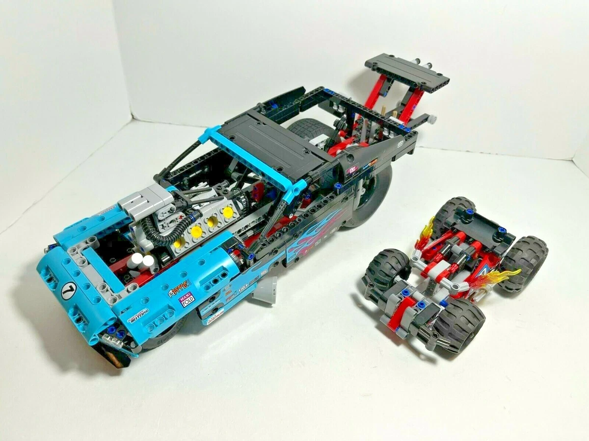 apologi Bekræftelse ~ side Lego technic race: Drag Racer 42050 + BASH! 42073 | eBay