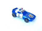 Vintage DASHBOTS Police Car Transforming Robot Figure, Rare Upright 1985