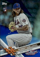 2017 Topps Opening Day Robert Gsellman #145 Rainbow Foil Blue New York Mets 10B