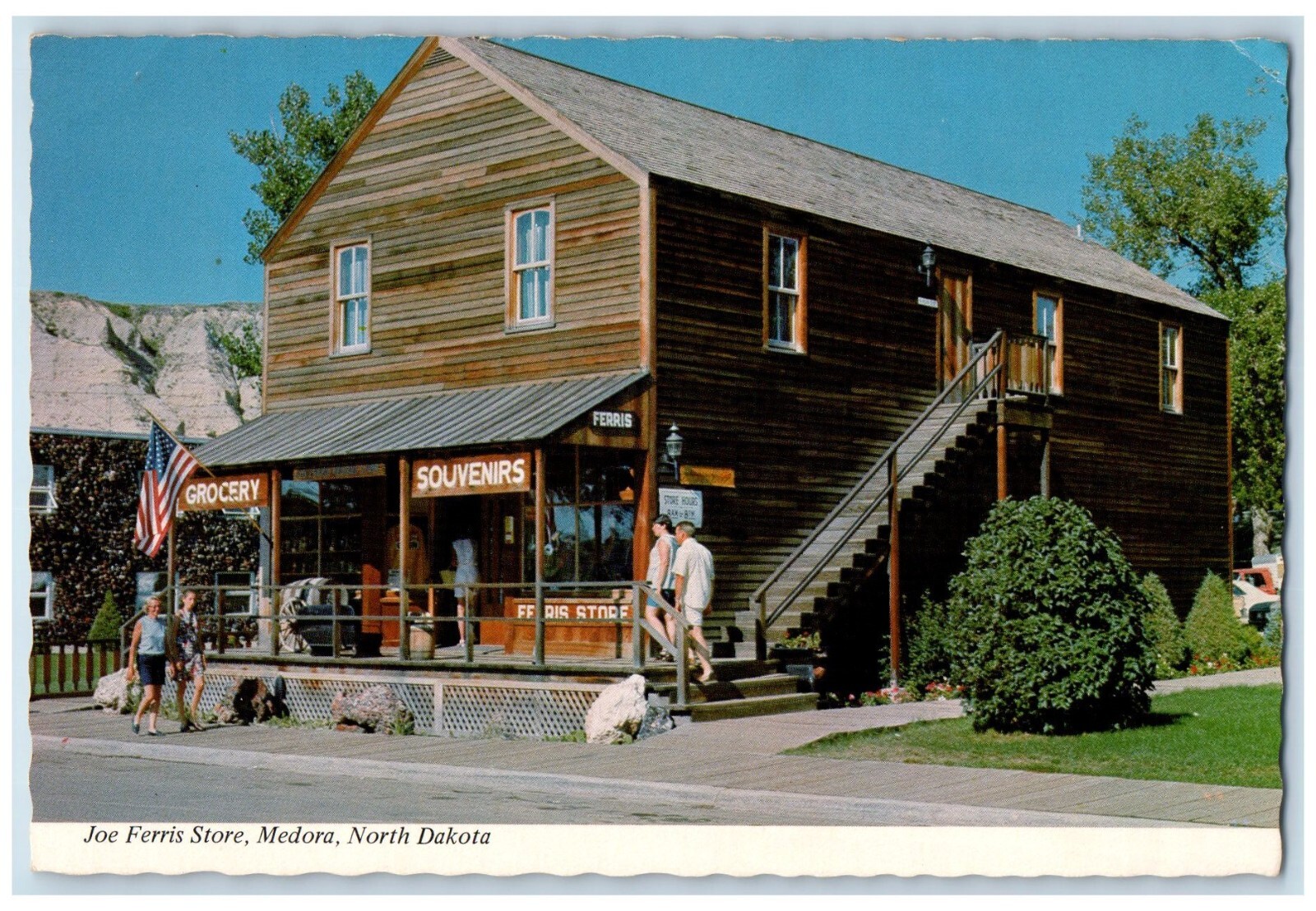Joe Ferris Store Grocery Souvenirs Medora North Dakota ND Vintage
