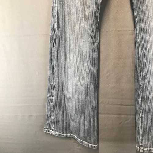 Vintage 2000s Angels Low Rise Bootcut Flare Denim Jeans Y2K Women's Sz 11 Black - Picture 7 of 18