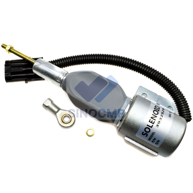 Fuel Shutoff Solenoid 3932529 SA475612 for Cummins 4BT 6BT Excavator