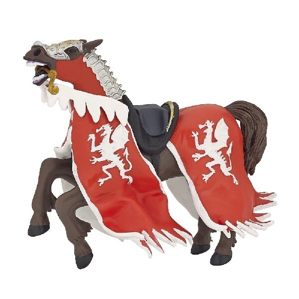 Papo 39388 Dragon King's Horse Red 11 Cm Knights And Castles