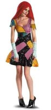 Tim Burtons the Nightmare Before Christmas Sally Glam Adult Cost Large New