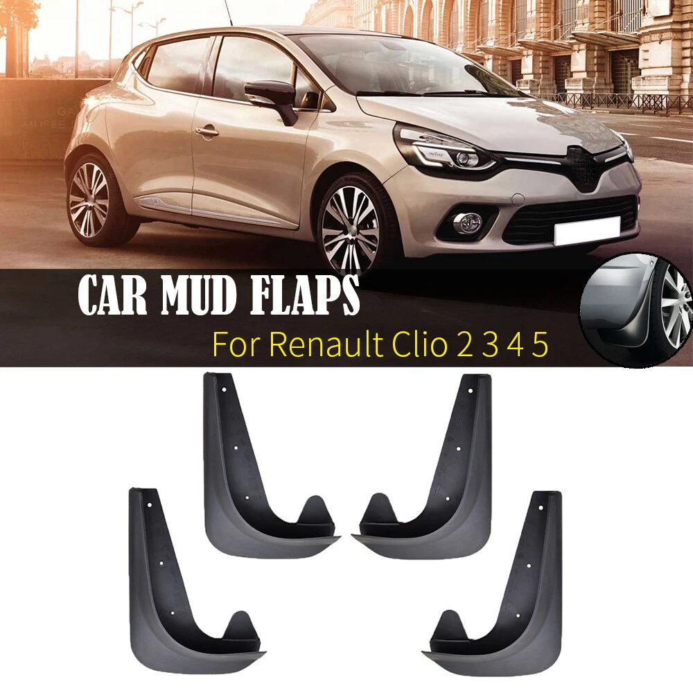For Renault Clio 2 3 4 5 Front Rear Mud Flaps Mudguards Splash Guards