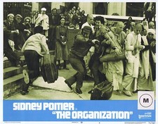 THE ORGANISATION Original Lobby Card #6 Sidney Poitier Raul Julia Sheree North