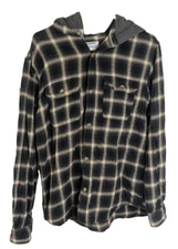 Old Navy, Women's, Plaid, Hooded, Schacket, Size L