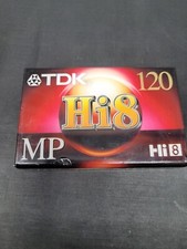 TDK Hi8 MP120 Camcorder Videotape Sealed New
