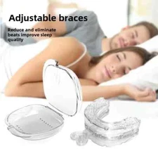 New Stop Snoring Mouthpiece Apnea Sleep Aid Anti Snore Bruxism Grind MouthGuard