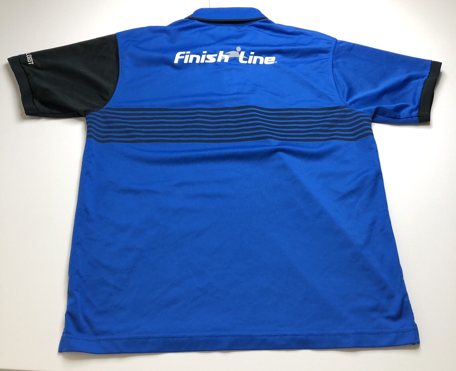 Finish Line Employee Uniform Polo Shirt Mens Large Bl… Gem