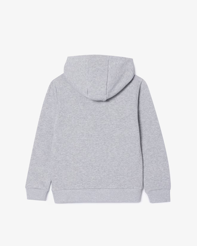 LACOSTE Kids Pocket Brushed Fleece Sweatshirt Hooded Zip Up ALL SIZES (2YR-16YR) - Picture 3 of 20