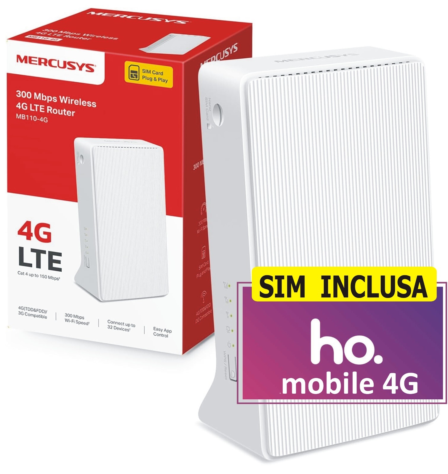 Modem 4G Wi-Fi con SIM Inclusa 6,99€: Soluzione Internet Senza Linea Fissa