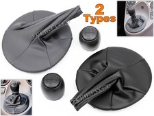 5 GANG SCHALTKNAUF SCHALTHEBEL SCHALTKNOPF LEDER SCHALTSACK für FIAT PANDA 2 169