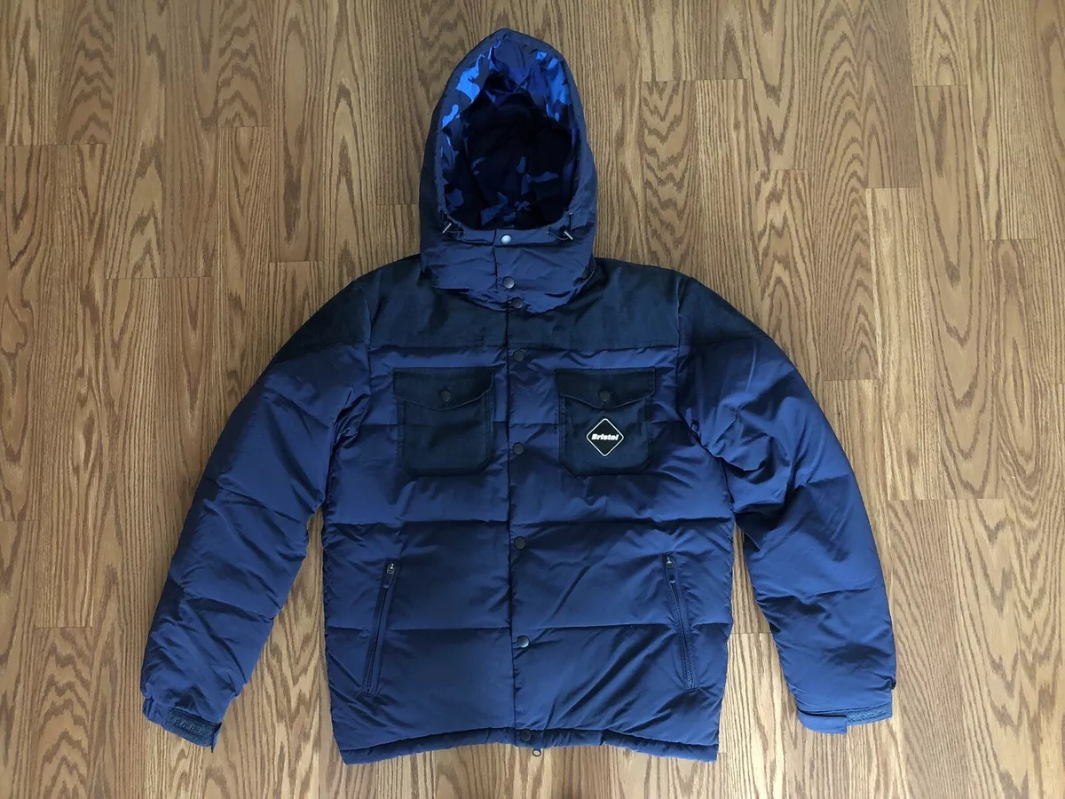 Nike FC Real Bristol FCRB Navy Blue Removable Hoody Jacket Rare Size Large NWT