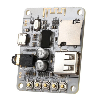 DC 5V Audio Receiver Board Amplifier Bluetooth TF Card Decode Player Stereo NEW