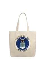 United States Air Force Tote Bag Reusable Washable Shopping Grocery USAF Book