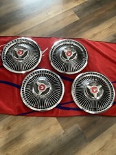 Nos 1968 Mercury Cougar Recessed Spinner Hubcaps C8wy-1130-b