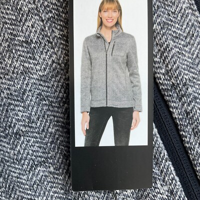 Marc New York Women's Performance Fleece Sweater Small Gray
