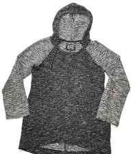 MNY Marc New York Performance Hoodie Womens Medium Pullover Long Sleeve Gray