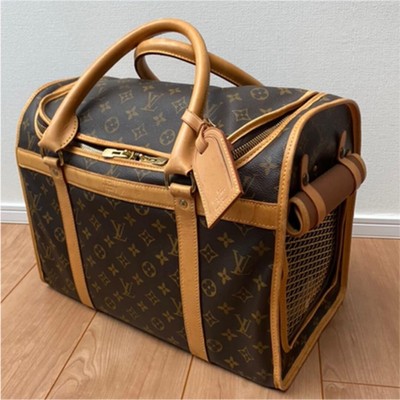 LOUIS VUITTON Sac Chien 40 Dog Cat Carrier Bag Authentic Pet F/S From JAPAN  | eBay