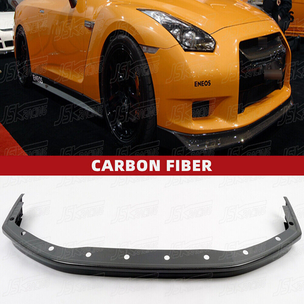 Z Style Carbon Fiber Front Lip For Nissan Gtr R35 2008-2011