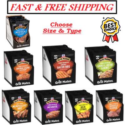 McCormick Grill Mates Marinade Mix, ( Choose Your Type & Size ) - Best Price.,