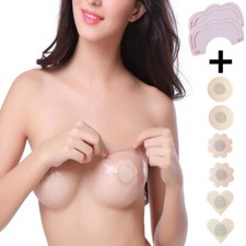 Breast Lift Tape & Nipple Pasties Push Up Cleavage Adhesive Boob Lifting Enhance